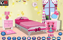 Dormitorul Hello Kitty
