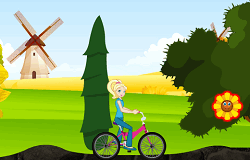 Polly cu Bicicleta