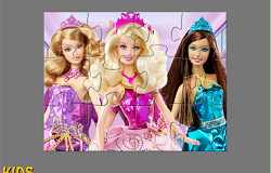 Puzzle cu Barbie
