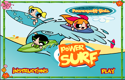 Surf cu Fetitele Powerpuff