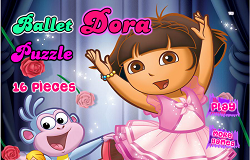 Dora la Balet Puzzle