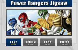 Puzzle cu Power Rangers