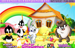 Copii Looney Tunes Litere Ascunse