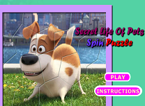 Viata Secreta a Animalelor de Companie Puzzle Rotitor