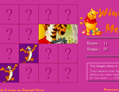 Winnie the Pooh Memory