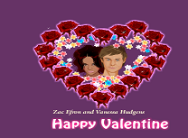 Zac Efron si Vanessa Hudgens de Ziua Indragostitilor