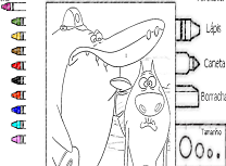 Zig si Sharko de Colorat