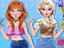 Annie si Eliza Rochie DIY cu Broderii