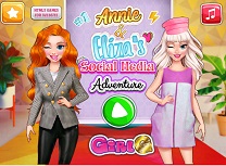 Annie si Eliza Aventura Social Media