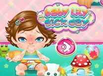 Bebelusa Lily Bolnava