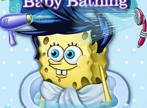 Bebelusul Spongebob Face Baie