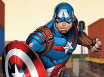Capitanul America Atac cu Scutul