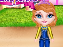 Bebelusa Elsa la Disneyland