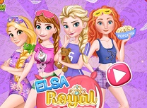 Elsa Petrecere Regala in Pijamale