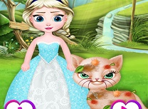 Bebelusa Elsa Salveaza Pisica Maidaneza