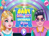 Fata si Baiat Bebelus Coafuri Impletite