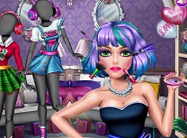 Fata cu Bomboane Machiaj Amuzant