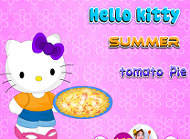Hello Kitty Gateste Placinta cu Rosii