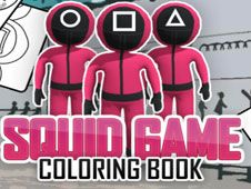 Jocul Calamarului Carte de Colorat