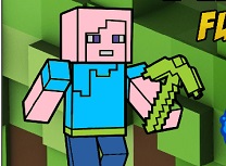 Minecraft Carte de Colorat Amuzanta