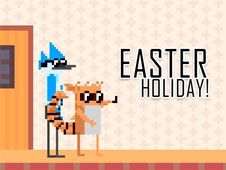 Mordecai si Rigby Aventura de Paste