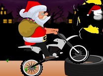 Mos Craciun cu Motocicleta