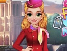 Printesa Blonda Schimbarea de Stewardesa