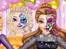 Printesa Trend cu Picturi pe Fata