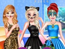 Printese Petrecere cu Haine Animale