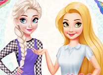 Elsa vs Rapunzel Fashion