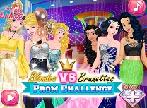 Blonde vs Brunete Provocare la Banchet