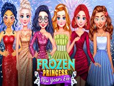 Printesele Frozen de Anul Nou