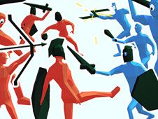 Simulatorul Amuzant de Lupte