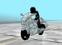 Sickman Zombie cu Motocicleta