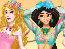 Tinute Florale pentru Printesele Disney