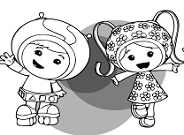 Milli si Geo de Colorat